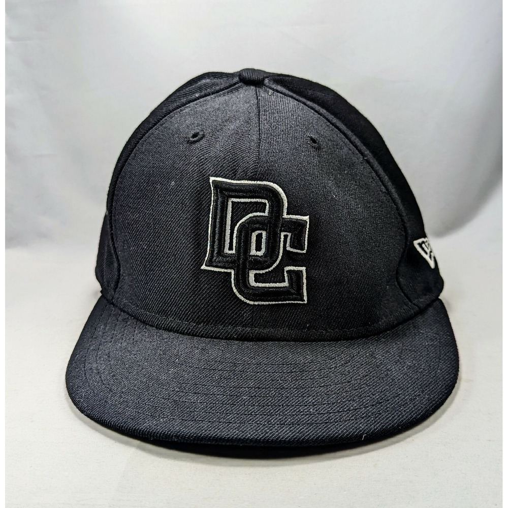 Washington Nationals Black DC Nats Baseball Hat New‎ Era 59Fifty Fitted 6 7/8